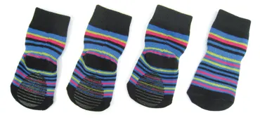 swisspet Hundesocken Blues mit Anti-Slip 4 Stk.
