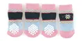 swisspet Hundesocken Naturi mit Anti-Slip Rosa Blau