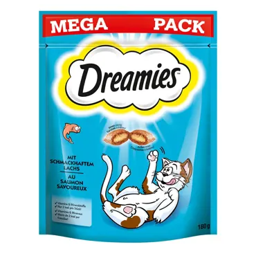 Dreamies Snacks mit Lachs 180g