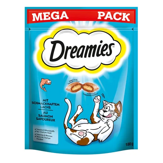Dreamies Klassik Snacks mit Lachs
