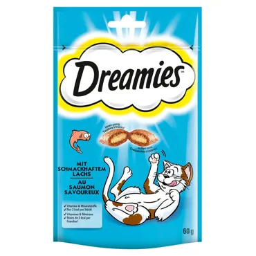 Dreamies Snacks mit Lachs 60g