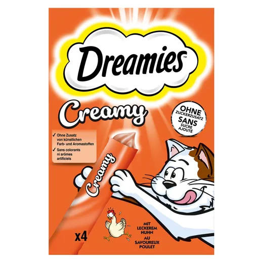 Dreamies Creamy mit Huhn