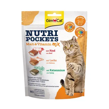GimCat Nutri Pockets Malz + Vitamine Mix