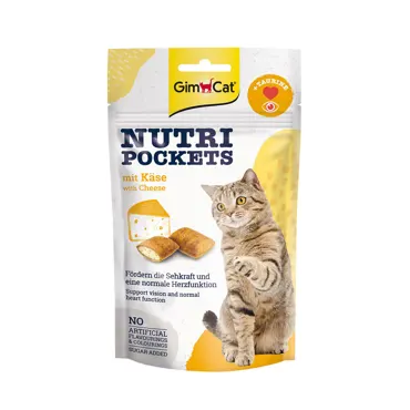 GimCat Nutri Pockets Käse & Taurin