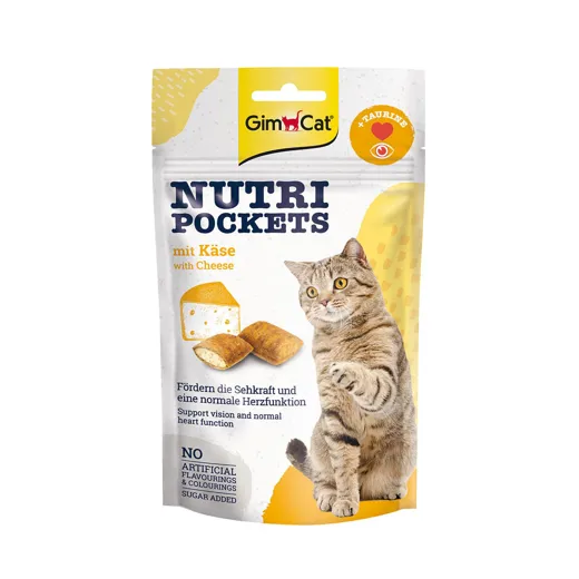 GimCat Nutri Pockets mit Käse und Taurin