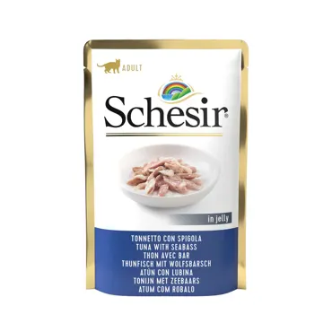 Schesir Jelly - Thunfisch mit Wolfsbarsch 85g