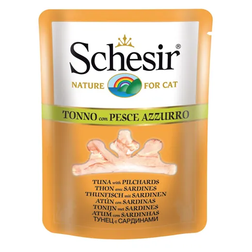 Schesir Brühe Thunfisch mit Sardinen 70g