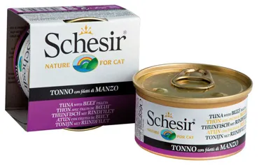 Schesir Jelly in Dose - Adult - Thon mit Rindsfilet