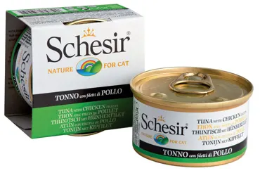 Schesir Jelly in Dose - Adult - Thon, Huhn & Reis 85g