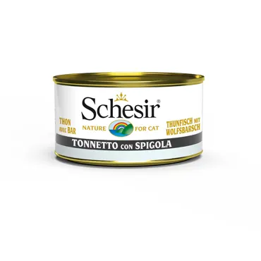 Schesir Jelly in Dose - Thunfisch mit Wolfsbarsch 85g