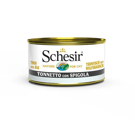 Schesir Jelly in Dose Thunfisch mit Wolfsbarsch 85g