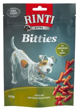 Rinti Extra Bitties Ananas & Kiwi 100g