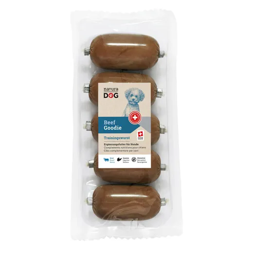 naturaDog Trainingswürste Snack Rind