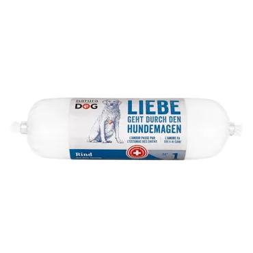 naturaDog Wurst Rind mit Reis Terrine