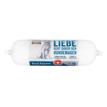 naturaDog Wurst Rind Pansen mit Gemüse Terrine