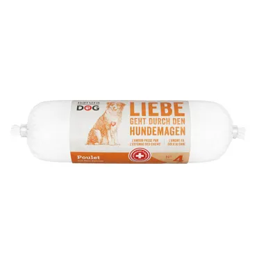 naturaDog Wurst Poulet mit Reis Terrine