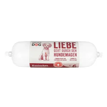 naturaDog Wurst Kaninchen mit Gemüse