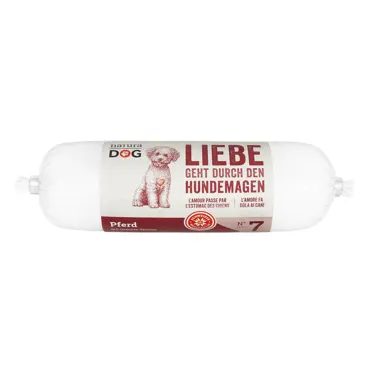 naturaDog Wurst Pferd mit Gemüse Terrine