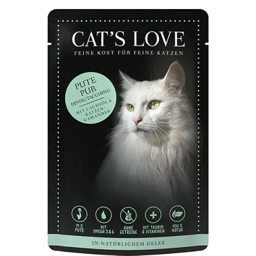 CAT'S LOVE Adult Truthahn pur, 85g