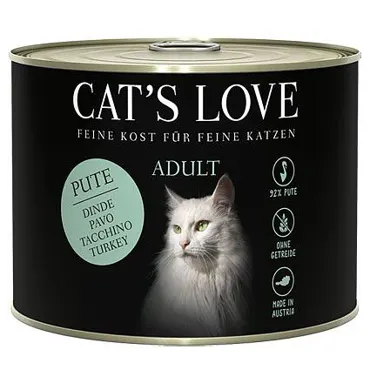 CAT'S LOVE Adult Truthahn pur, 200g