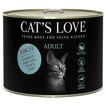 CAT'S LOVE Adult Fisch pur, 200g
