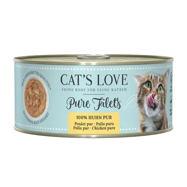 Cat's Love FILET Pur - Huhn 100g
