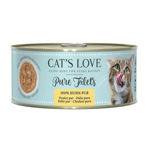 cat love filet pur huhn