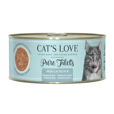 Cat's Love FILET Pur - Lachs 100g