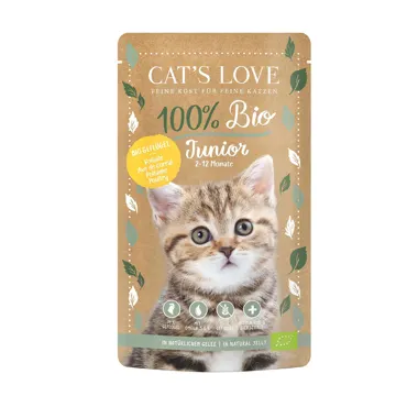 Cat's Love JUNIOR BIO Geflügel 100g