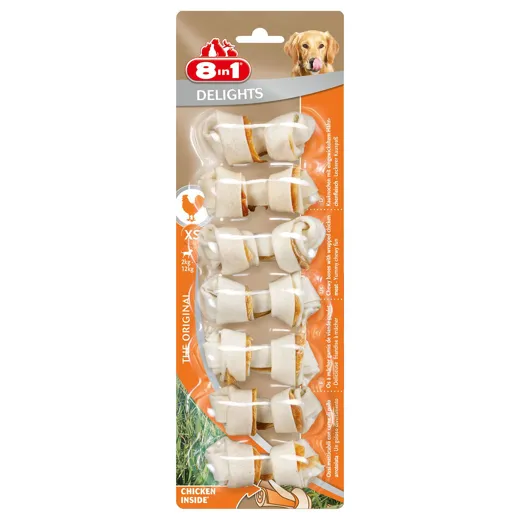 Delights Kauknochen Chicken XS
