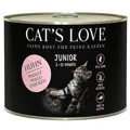 cat love junior huhn