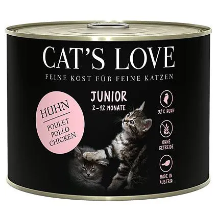 cat love junior huhn