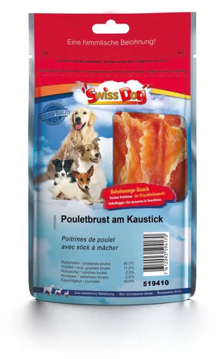 SwissDog Pouletbrust am Kaustick