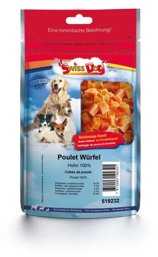 SwissDog Mini-Snacks Poulet-Würfel