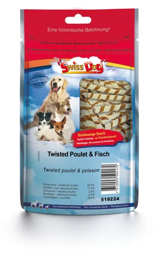 SwissDog Twisted Poulet & Fisch
