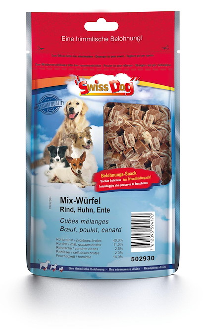SwissDog Mix-Wrfel Rind, Huhn & Ente Haustier Onlineshop Schweiz