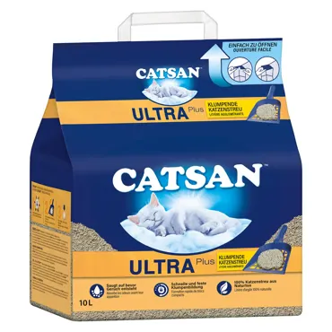 Katzenstreu Catsan Ultra plus Klumpstreu 10l