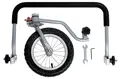 Schnell ungerüstet vom Velo-Anhänger zum Jogger mit dem Umbauset für den Doggy Liner Berlin.