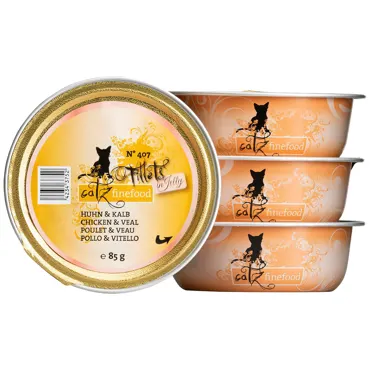 catz finefood Filets in Jelly N°407 - Huhn & Kalb 85g