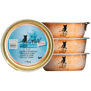 catz finefood Filets in Jelly N°413 - Huhn & Thunfisch 85g