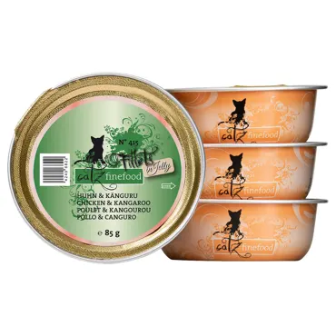 catz finefood Filets in Jelly N°415 - Huhn & Känguru 85g