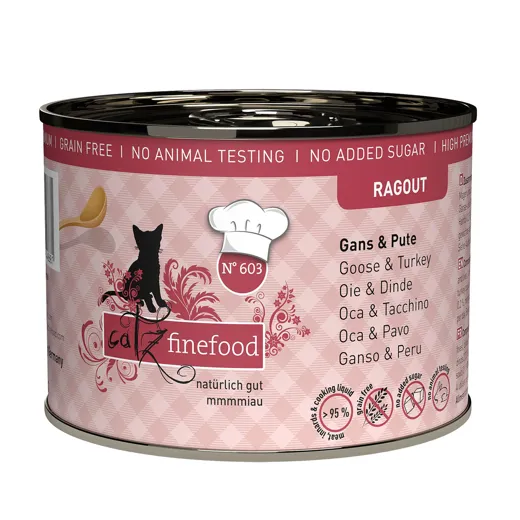 catz finefood Ragout N603 Gans & Truthahn 180g