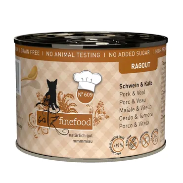 catz finefood Ragout N°609 - Schwein & Kalb 180g