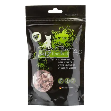 catz finefood Purrrrly N°105 - Rinderherzen 35g