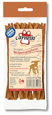 Carnello Welpenspaghetti 12cm 30g