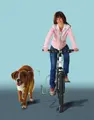 Sicheres Fahren ohne Balance Verlust mit dem Dogrunner Fahrradhalter.