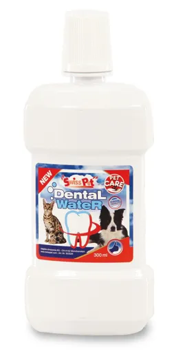 300 ml Dental Wasser von swisspet zur Vorbeugung von Zahnstein.