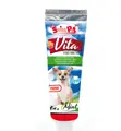 Zur besseren Zahnreinigung ist im swisspet Zahnpflege Set Deluxe die Vita Hunde-Zahnpaste enthalten.