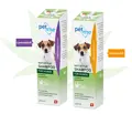 Pet+Me Shampoo mit CBD in zwei verschieden Duftrichtungen.