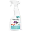 Für Hygiene im Tierhaushalt sorgt das Reinigungsspray von Optipet für Tierkäfige, Hundehütten, Katzenklos und Terrarien.
